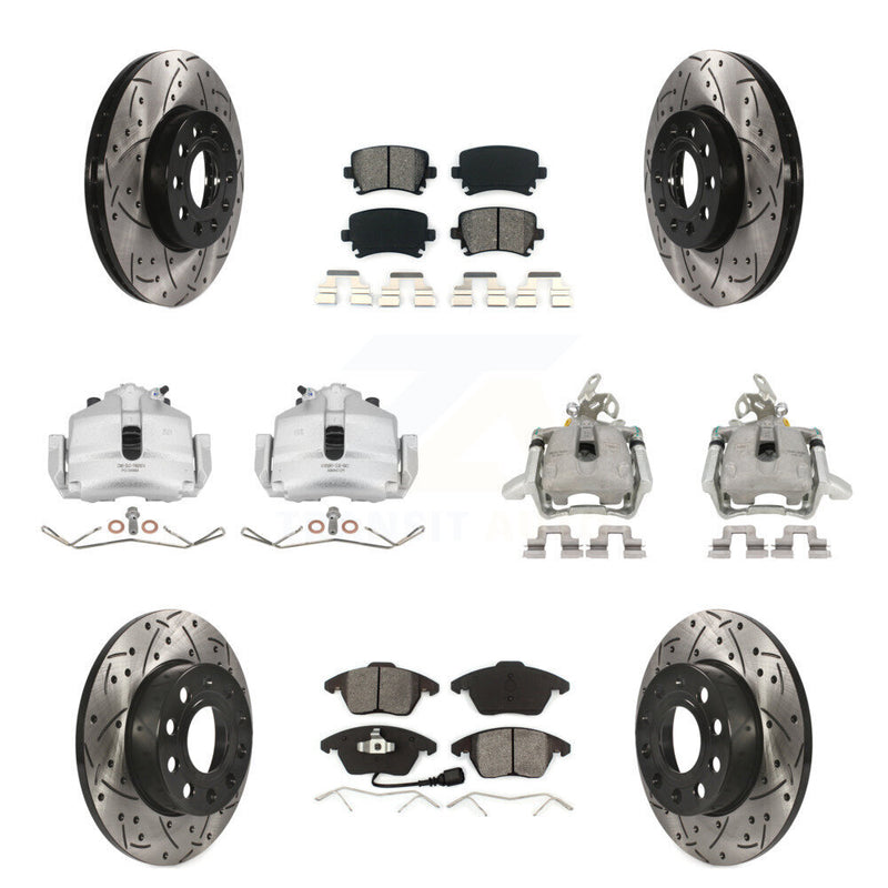Transit Auto KCD-100366S Disc Brake Kit for 2006-2009 Volkswagen Rabbit - Front and Rear product image
