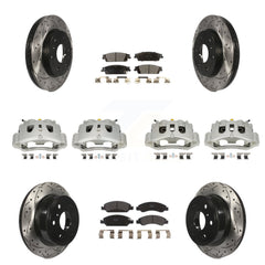 Transit Auto KCD-100367P Disc Brake Kit for 2016 Chevrolet Suburban - Front and Rear product image