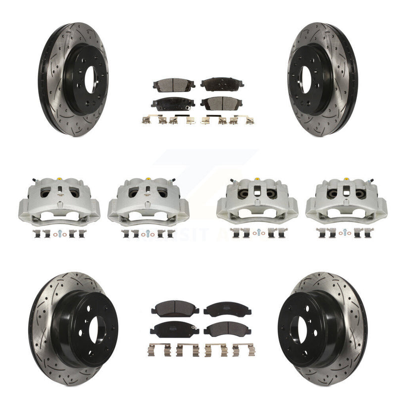 Transit Auto KCD-100367P Disc Brake Kit for 2016 Chevrolet Suburban - Front and Rear product image