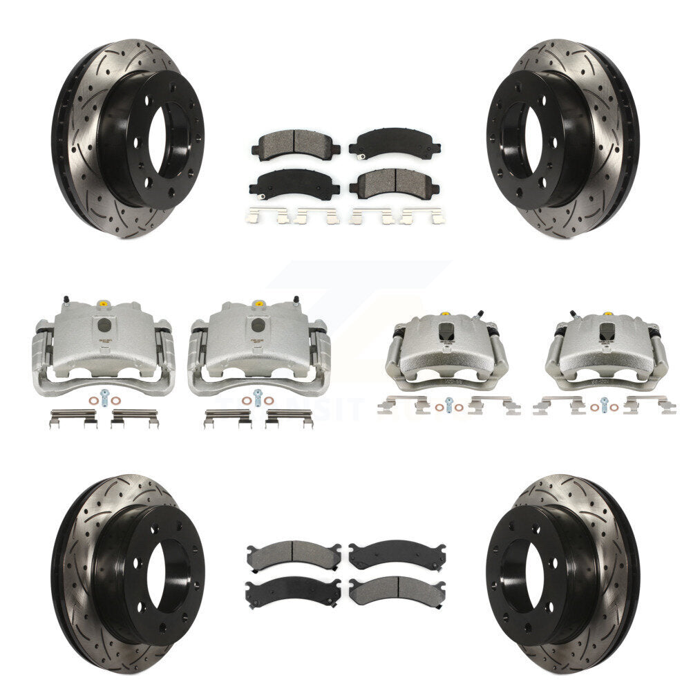 Transit Auto KCD-100367S Disc Brake Kit for 2008-2020 GMC Savana 2500, Chevrolet Express 2500 - Front and Rear product image