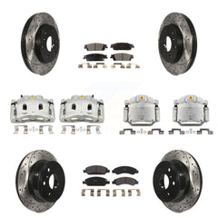 Transit Auto KCD-100368P Disc Brake Kit for 2014-2020 Chevrolet Suburban, Cadillac Escalade, Cadillac Escalade ESV & more - Front and Rear product image