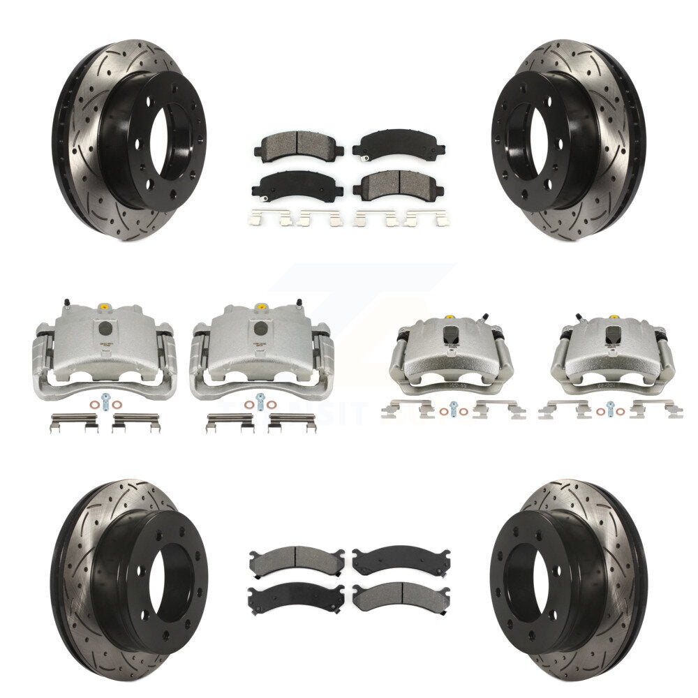 Transit Auto KCD-100368S Disc Brake Kit for 2007-2018 Chevrolet Express 2500, GMC Savana 2500 - Front and Rear product image