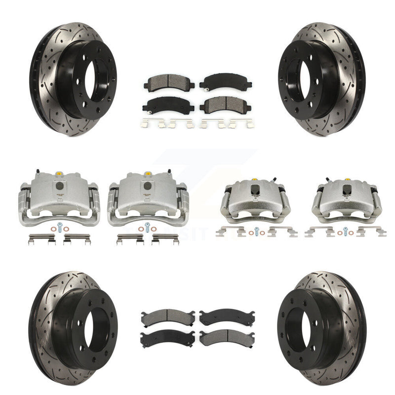 Transit Auto KCD-100368S Disc Brake Kit for 2007-2018 Chevrolet Express 2500, GMC Savana 2500 - Front and Rear product image