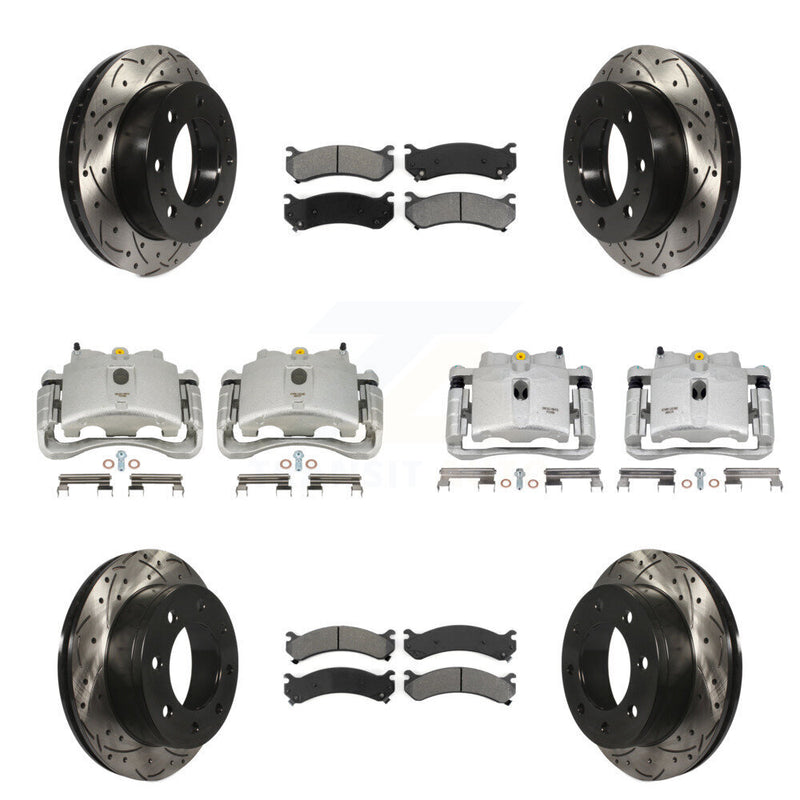 Transit Auto KCD-100369S Disc Brake Kit for 1999-2009 Chevrolet Silverado 1500 HD Classic, Chevrolet Suburban 2500, GMC Sierra 1500 HD Classic & more - Front and Rear product image