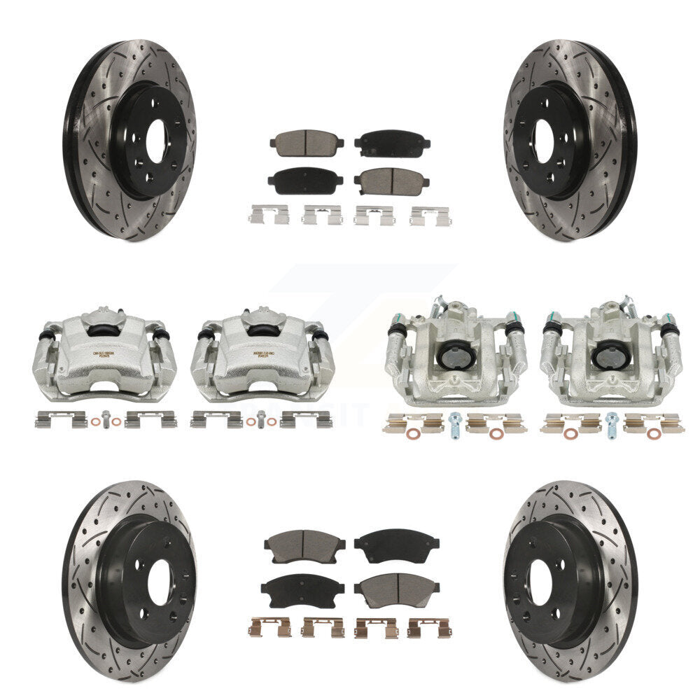 Transit Auto KCD-100371C Disc Brake Kit for 2011-2016 Chevrolet Cruze Limited, Chevrolet Cruze - Front and Rear product image