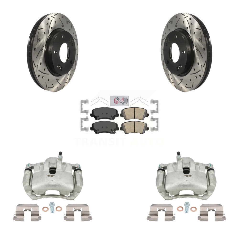 Transit Auto KCD-100371N Disc Brake Kit for 2016-2018 Hyundai Elantra GT, Kia Forte, Kia Forte Koup & more - Front product image