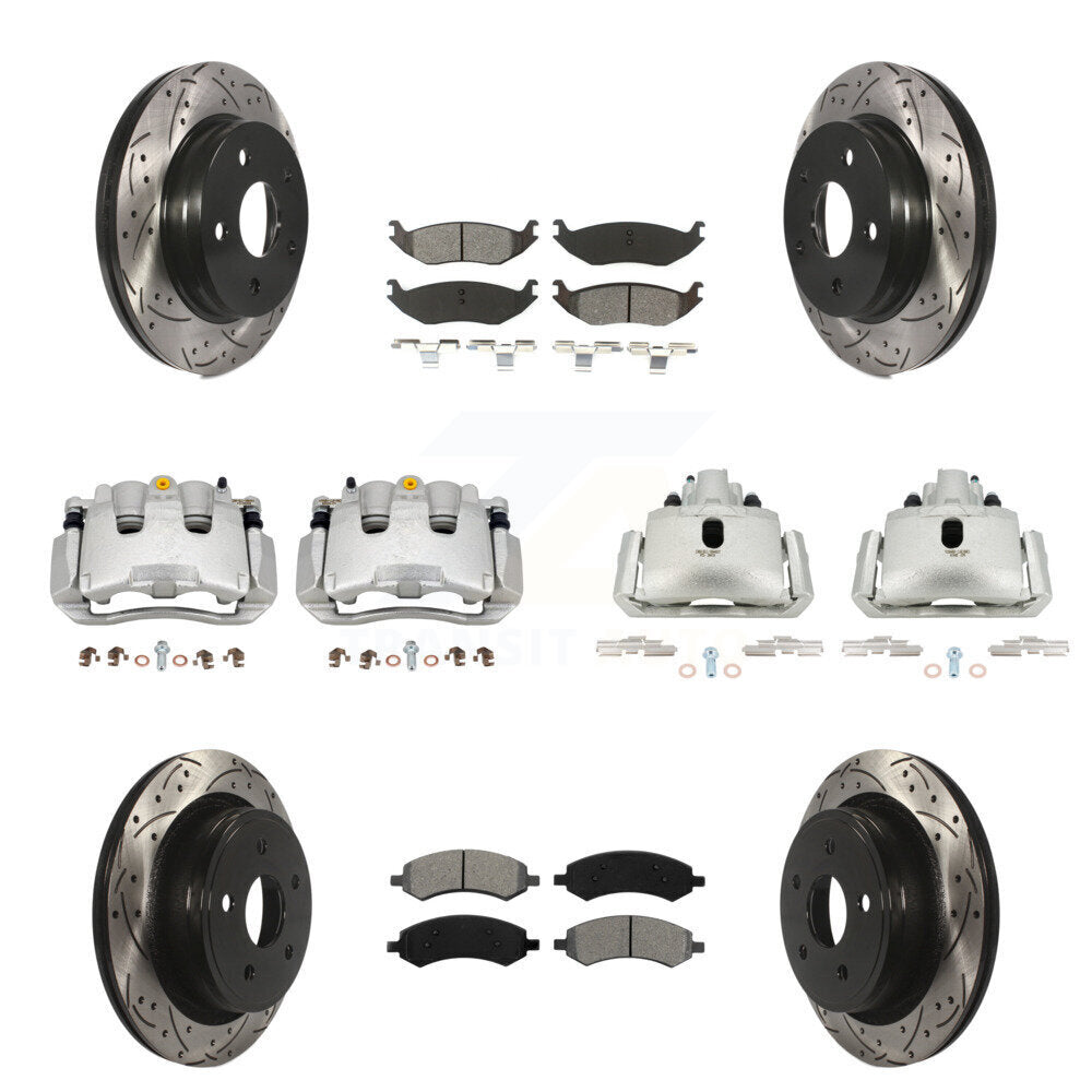 Transit Auto KCD-100371S Disc Brake Kit for 2007-2009 Chrysler Aspen, Dodge Durango - Front and Rear product image