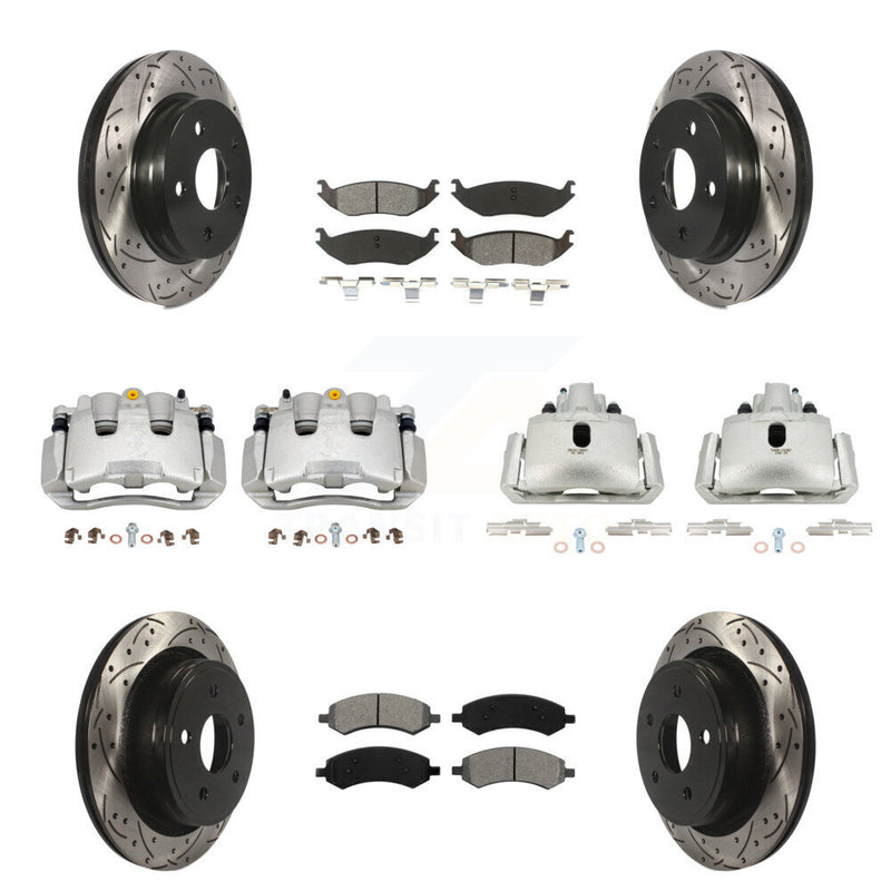 Transit Auto KCD-100371S Disc Brake Kit for 2007-2009 Chrysler Aspen, Dodge Durango - Front and Rear product image