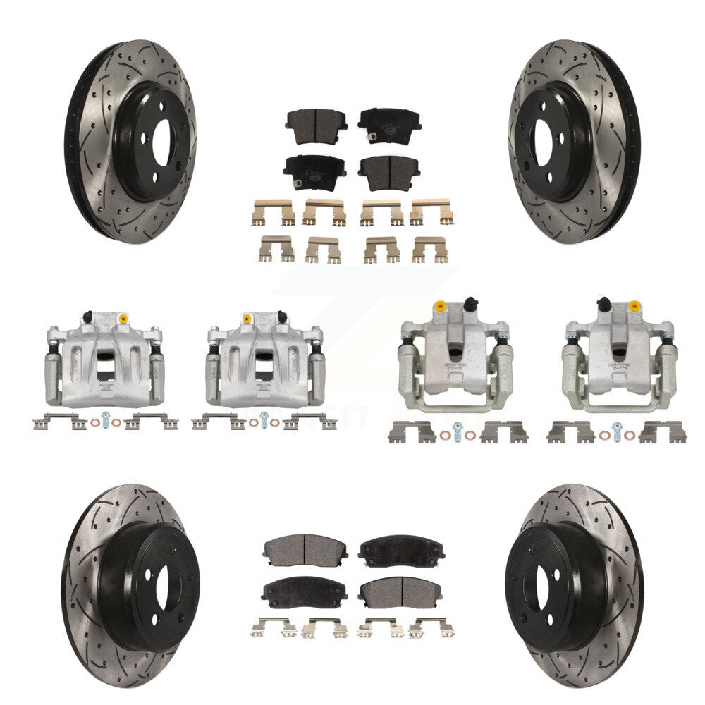 Transit Auto KCD-100372T Disc Brake Kit for 2005-2011 Chrysler 300, Dodge Challenger, Dodge Charger & more - Front and Rear product image