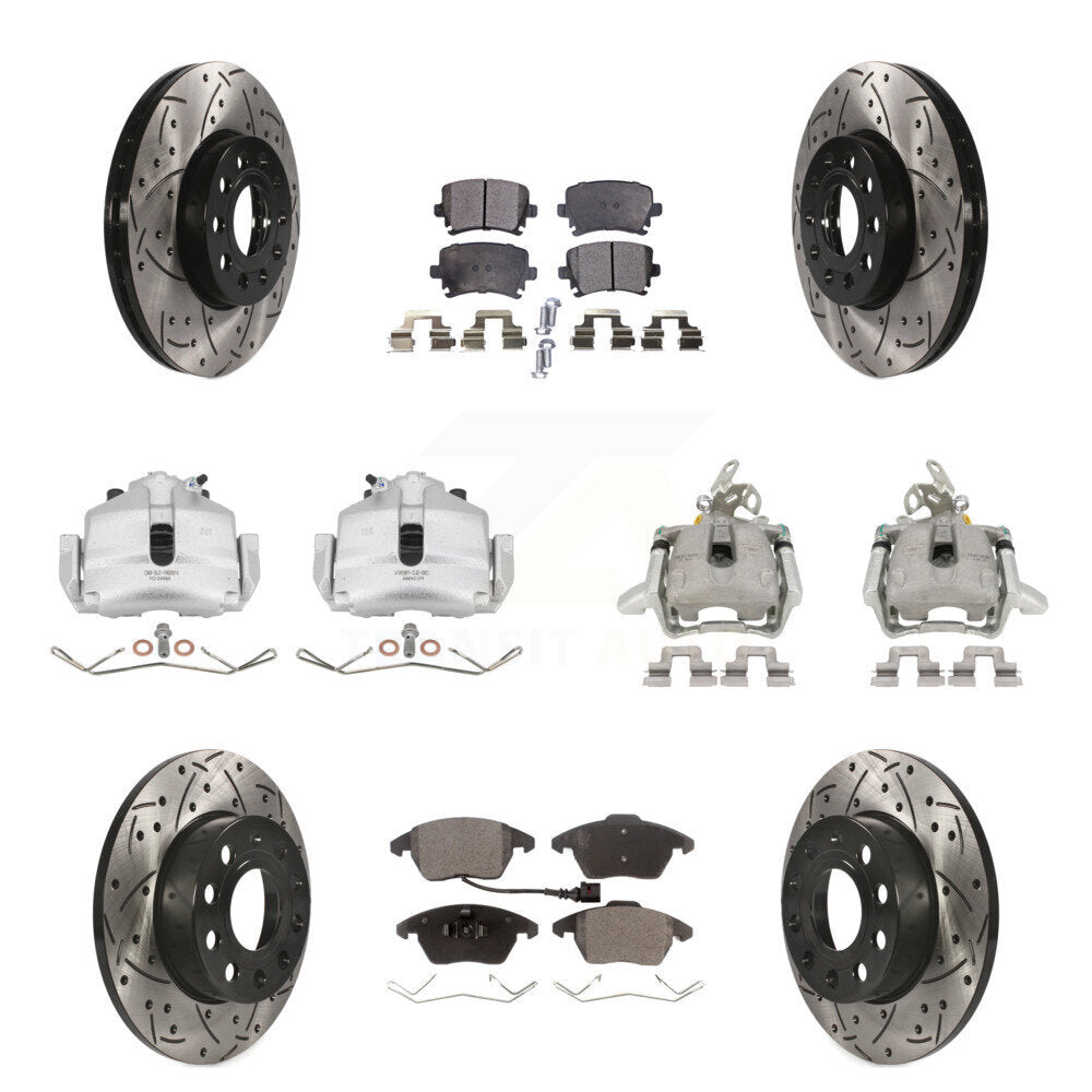 Transit Auto KCD-100373P Disc Brake Kit for 2006-2009 Volkswagen Rabbit - Front and Rear product image
