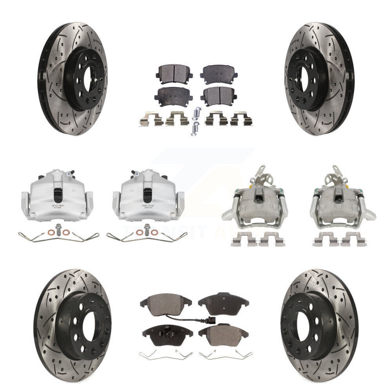Transit Auto KCD-100373P Disc Brake Kit for 2006-2009 Volkswagen Rabbit - Front and Rear product image