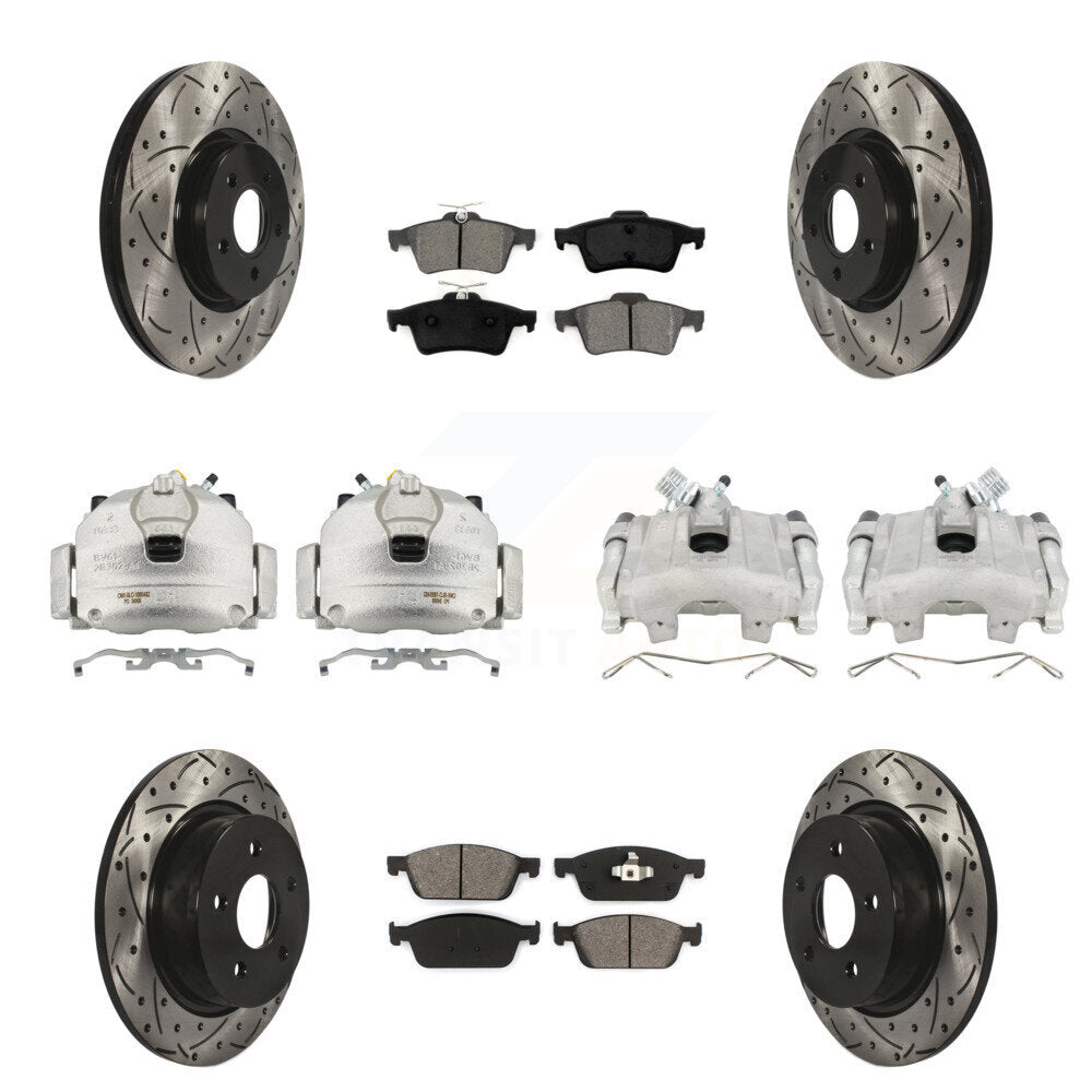 Transit Auto KCD-100373S Disc Brake Kit for 2013-2016 Ford Escape - Front and Rear product image