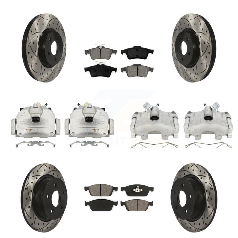 Transit Auto KCD-100373S Disc Brake Kit for 2013-2016 Ford Escape - Front and Rear product image