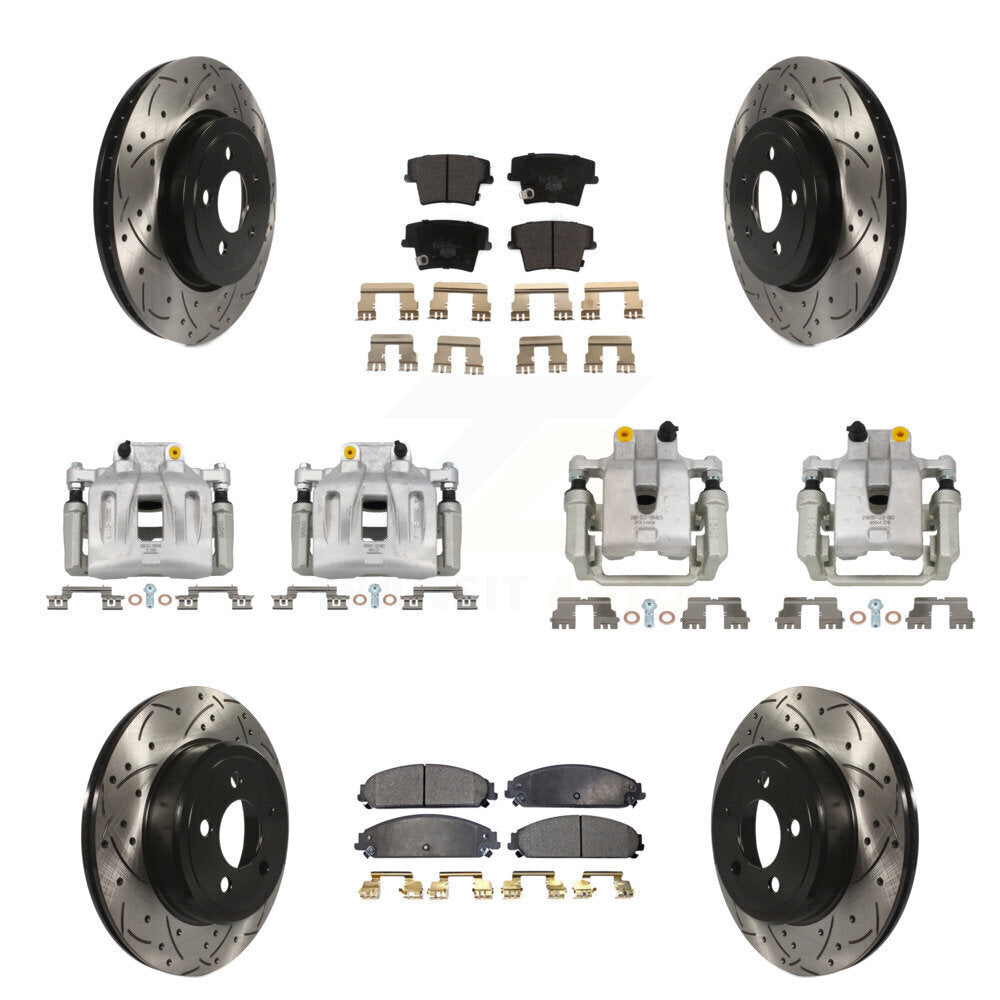 Transit Auto KCD-100373T Disc Brake Kit for 2006 Chrysler 300 - Front and Rear product image
