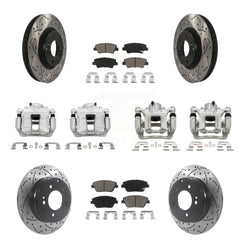 Transit Auto KCD-100374C Disc Brake Kit for 2011-2015 Hyundai Sonata, Kia Optima - Front and Rear product image