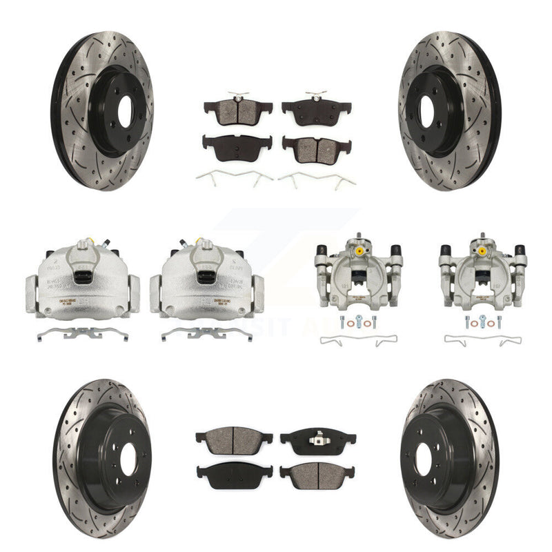 Transit Auto KCD-100374S Disc Brake Kit for 2017-2019 Lincoln MKC, Ford Escape - Front and Rear product image