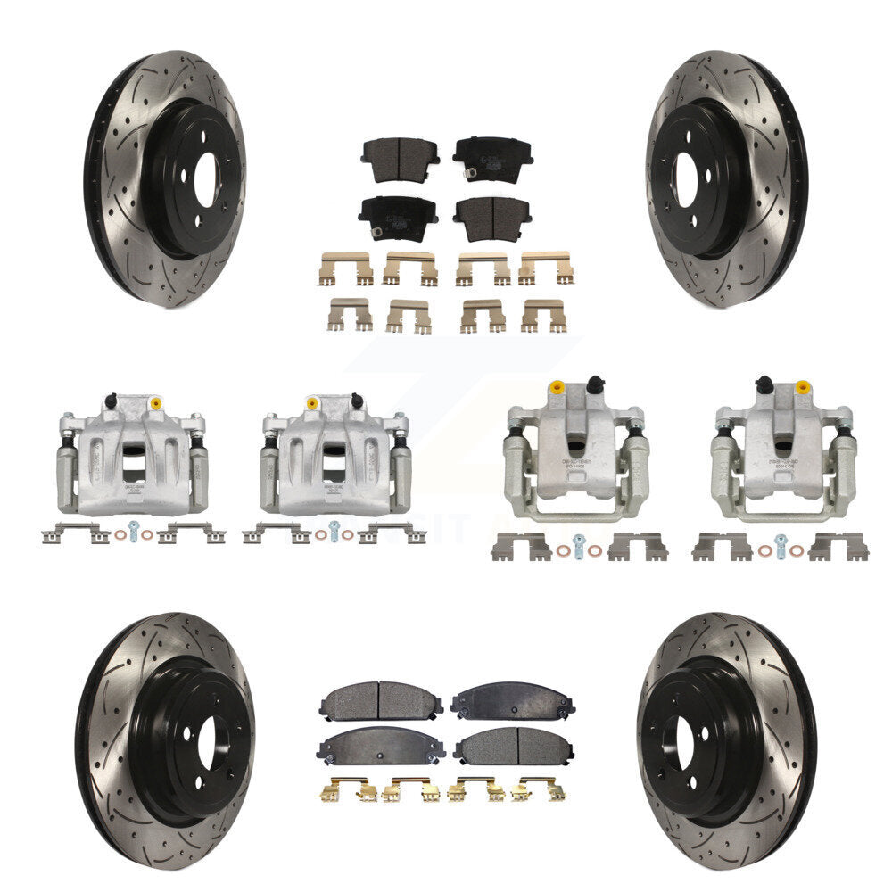 Transit Auto KCD-100374T Disc Brake Kit for 2011 Dodge Charger - Front and Rear product image
