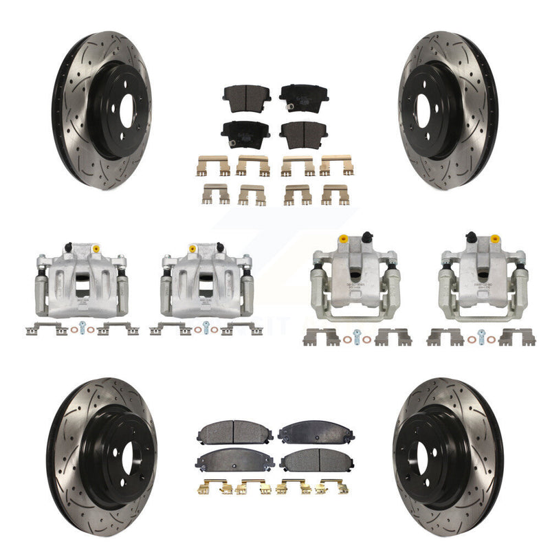 Transit Auto KCD-100374T Disc Brake Kit for 2011 Dodge Charger - Front and Rear product image