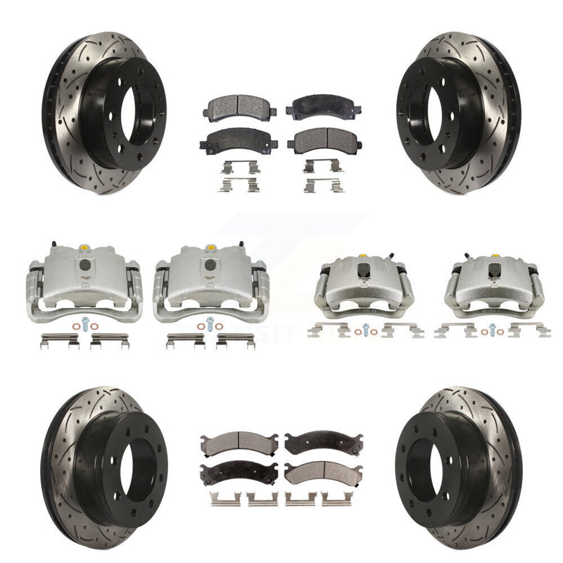 Transit Auto KCD-100375P Disc Brake Kit for 2007-2018 Chevrolet Express 2500, GMC Savana 2500 - Front and Rear product image