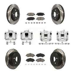 Transit Auto KCD-100376C Disc Brake Kit for 2007-2016 Jeep Wrangler - Front and Rear product image