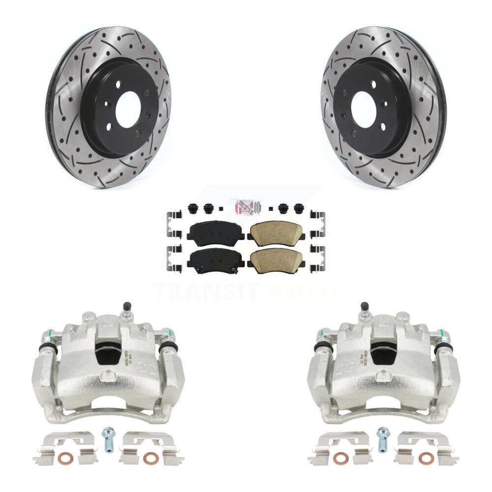 Transit Auto KCD-100377N Disc Brake Kit for 2017 Kia Rio - Front product image