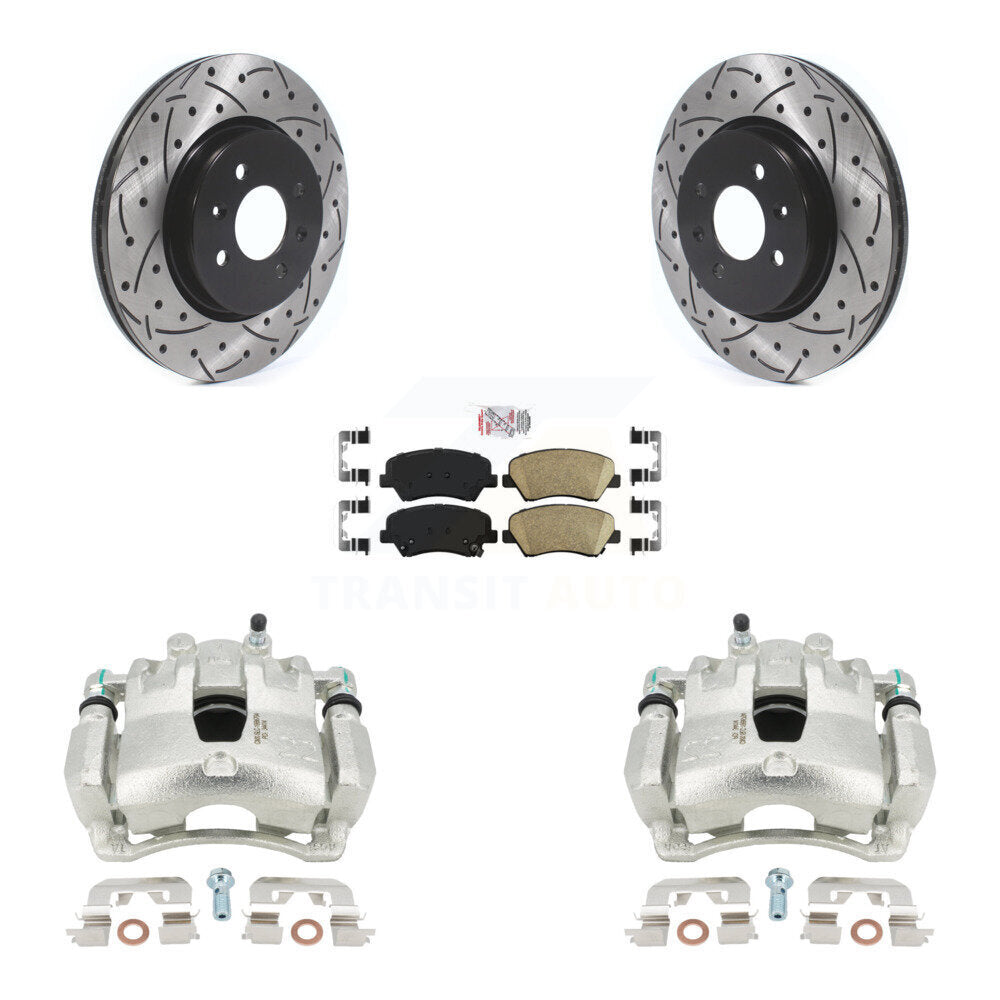 Transit Auto KCD-100378N Disc Brake Kit for 2017 Kia Rio - Front product image