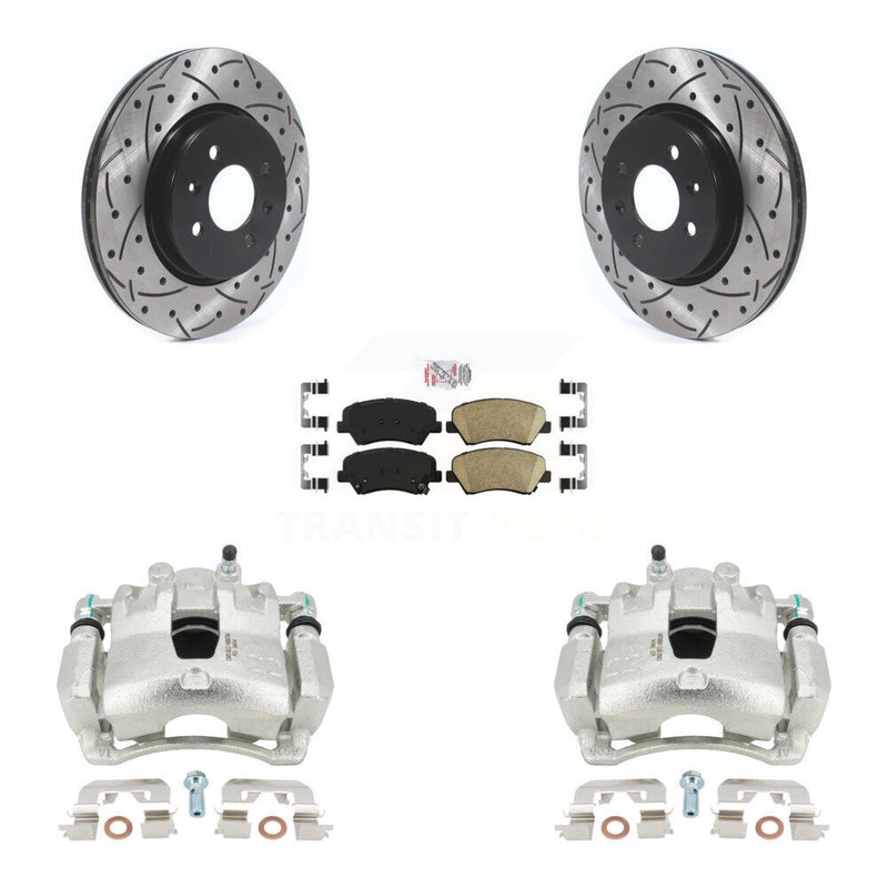 Transit Auto KCD-100378N Disc Brake Kit for 2017 Kia Rio - Front product image