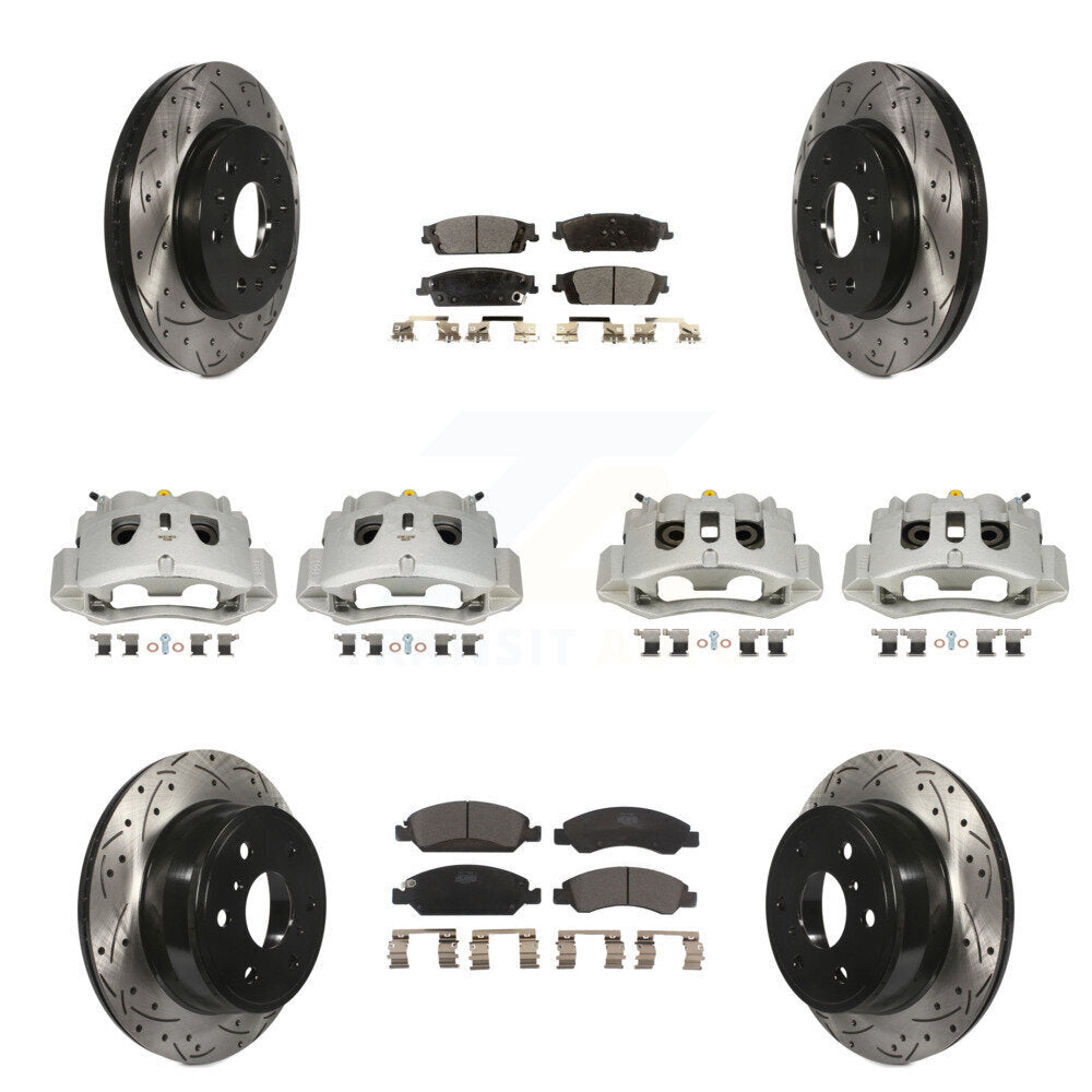 Transit Auto KCD-100378T Disc Brake Kit for 2016 Chevrolet Suburban - Front and Rear product image