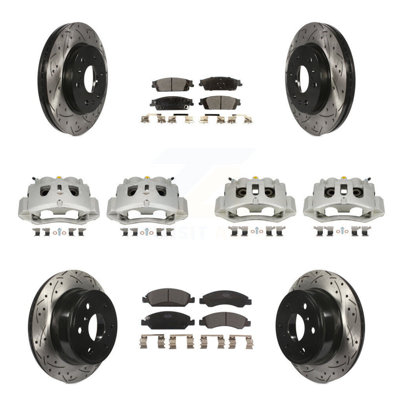Transit Auto KCD-100378T Disc Brake Kit for 2016 Chevrolet Suburban - Front and Rear product image