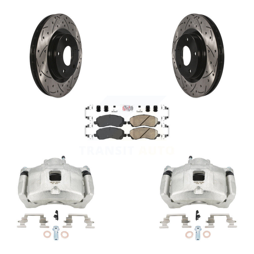 Transit Auto KCD-100379N Disc Brake Kit for 2007-2017 Chrysler 200, Dodge Avenger, Dodge Caliber & more - Front product image
