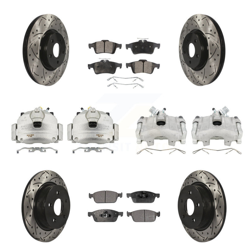 Transit Auto KCD-100379P Disc Brake Kit for 2013-2016 Ford Escape - Front and Rear product image