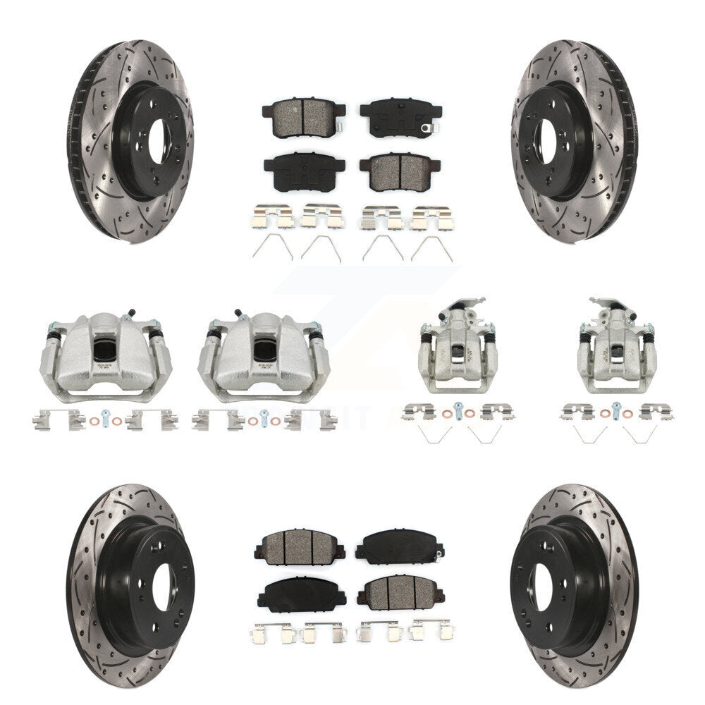Transit Auto KCD-100379S Disc Brake Kit for 2013-2016 Honda Accord - Front and Rear product image