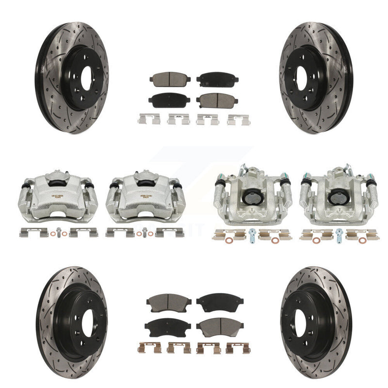 Transit Auto KCD-100380C Disc Brake Kit for 2013 Chevrolet Cruze - Front and Rear product image