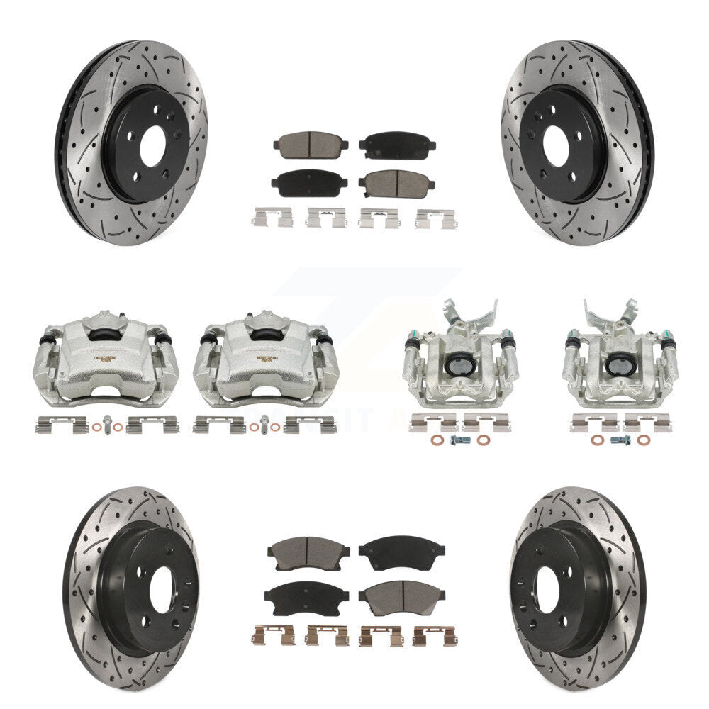 Transit Auto KCD-100381C Disc Brake Kit for 2013-2014 Chevrolet Sonic - Front and Rear product image