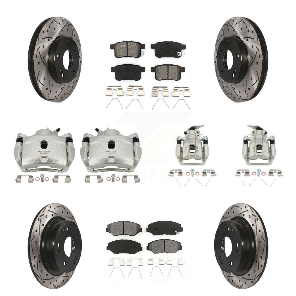 Transit Auto KCD-100381S Disc Brake Kit for 2013-2017 Honda Accord - Front and Rear product image