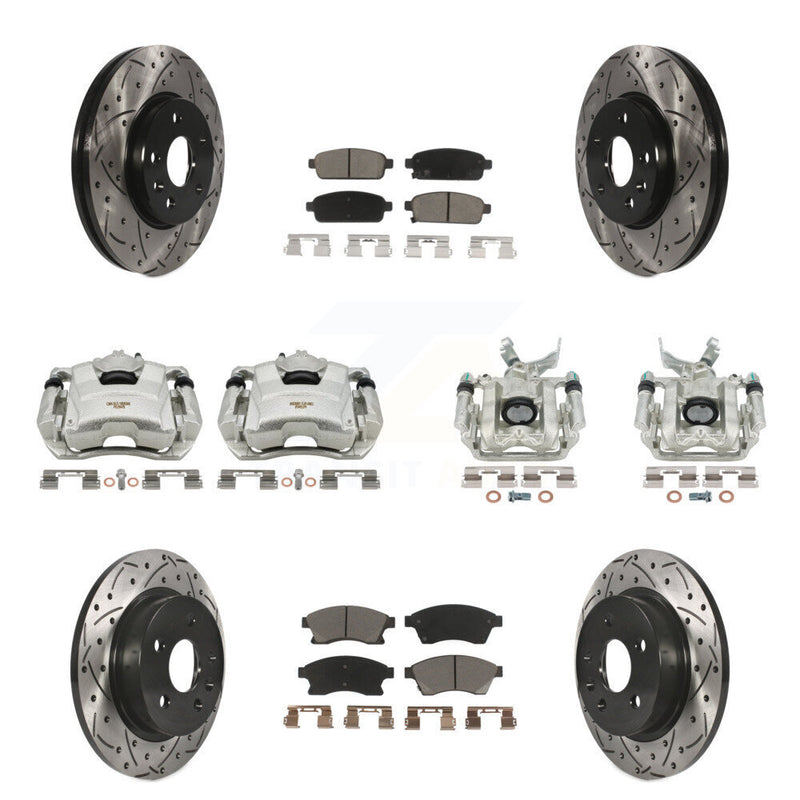 Transit Auto KCD-100382C Disc Brake Kit for 2014-2016 Chevrolet Sonic - Front and Rear product image