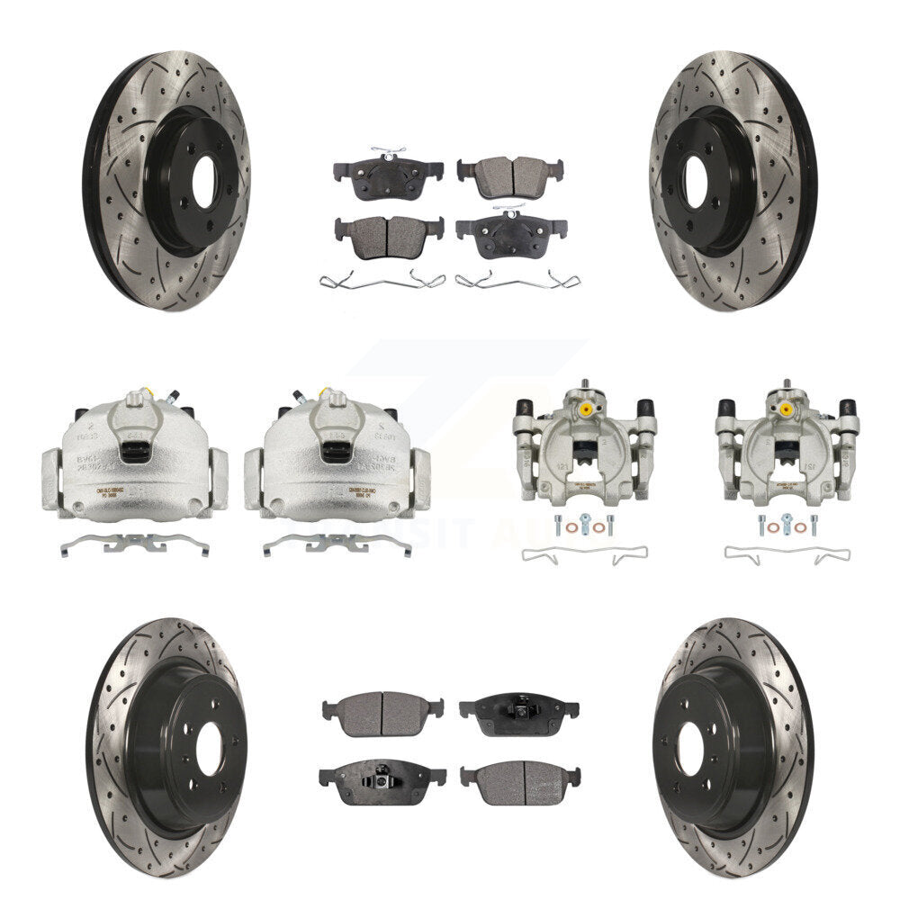 Transit Auto KCD-100382P Disc Brake Kit for 2017-2019 Lincoln MKC, Ford Escape - Front and Rear product image