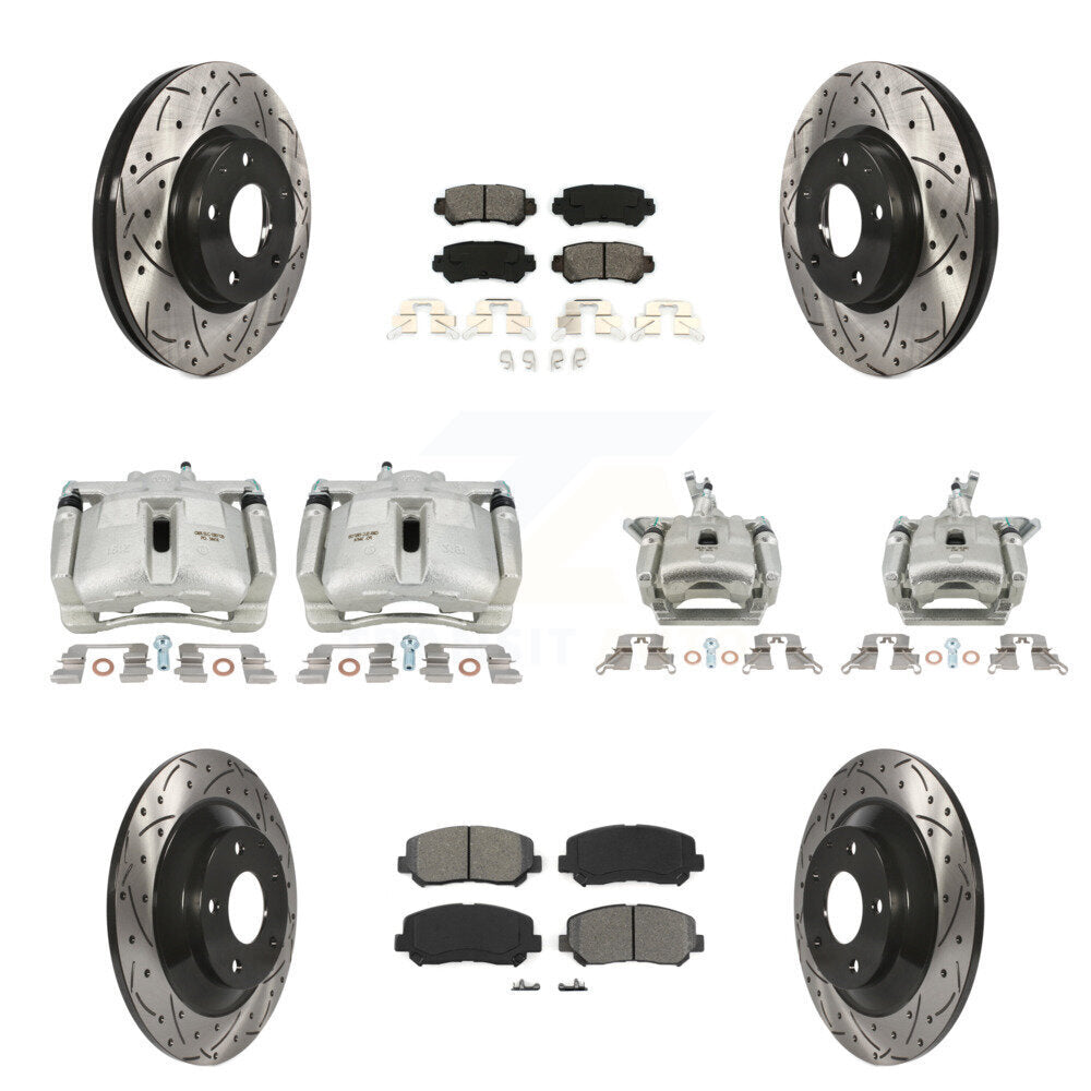 Transit Auto KCD-100382S Disc Brake Kit for 2013-2015 Mazda CX-5 - Front and Rear product image