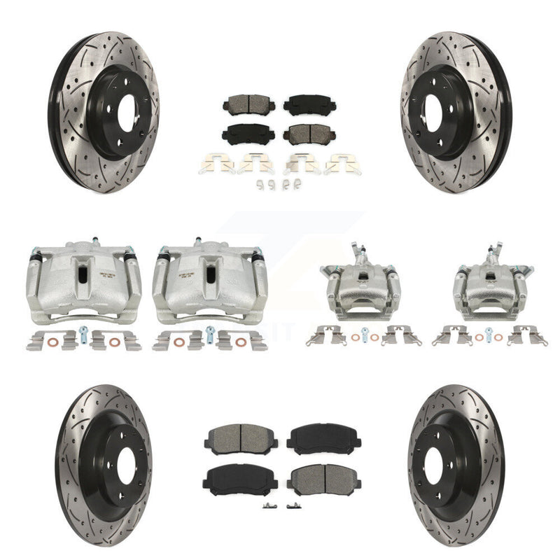 Transit Auto KCD-100382S Disc Brake Kit for 2013-2015 Mazda CX-5 - Front and Rear product image