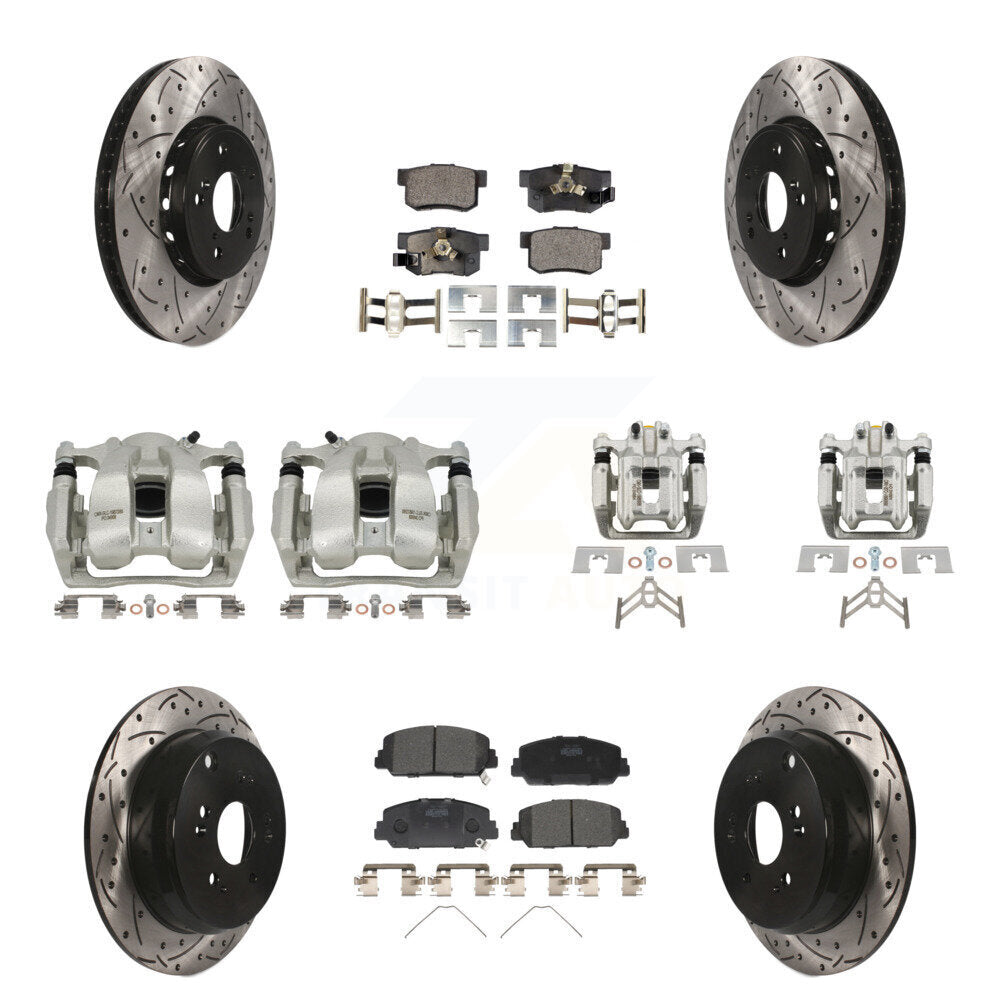 Transit Auto KCD-100382T Disc Brake Kit for 2016-2018 Acura RDX - Front and Rear product image