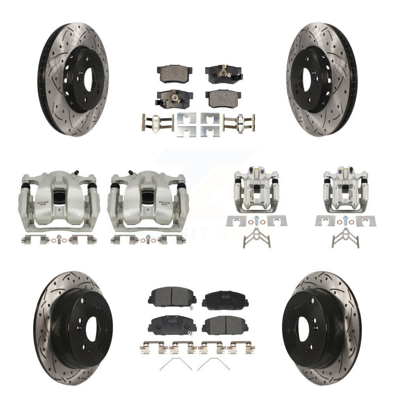 Transit Auto KCD-100382T Disc Brake Kit for 2016-2018 Acura RDX - Front and Rear product image