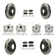 Transit Auto KCD-100383C Disc Brake Kit for 2017-2020 Hyundai Elantra - Front and Rear product image