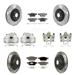 Transit Auto KCD-100383P Disc Brake Kit for 2017-2019 Lincoln MKC - Front and Rear product image