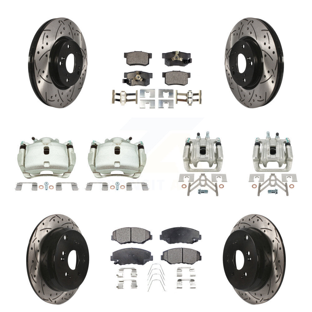 Transit Auto KCD-100383T Disc Brake Kit for 2005-2006 Honda CR-V - Front and Rear product image
