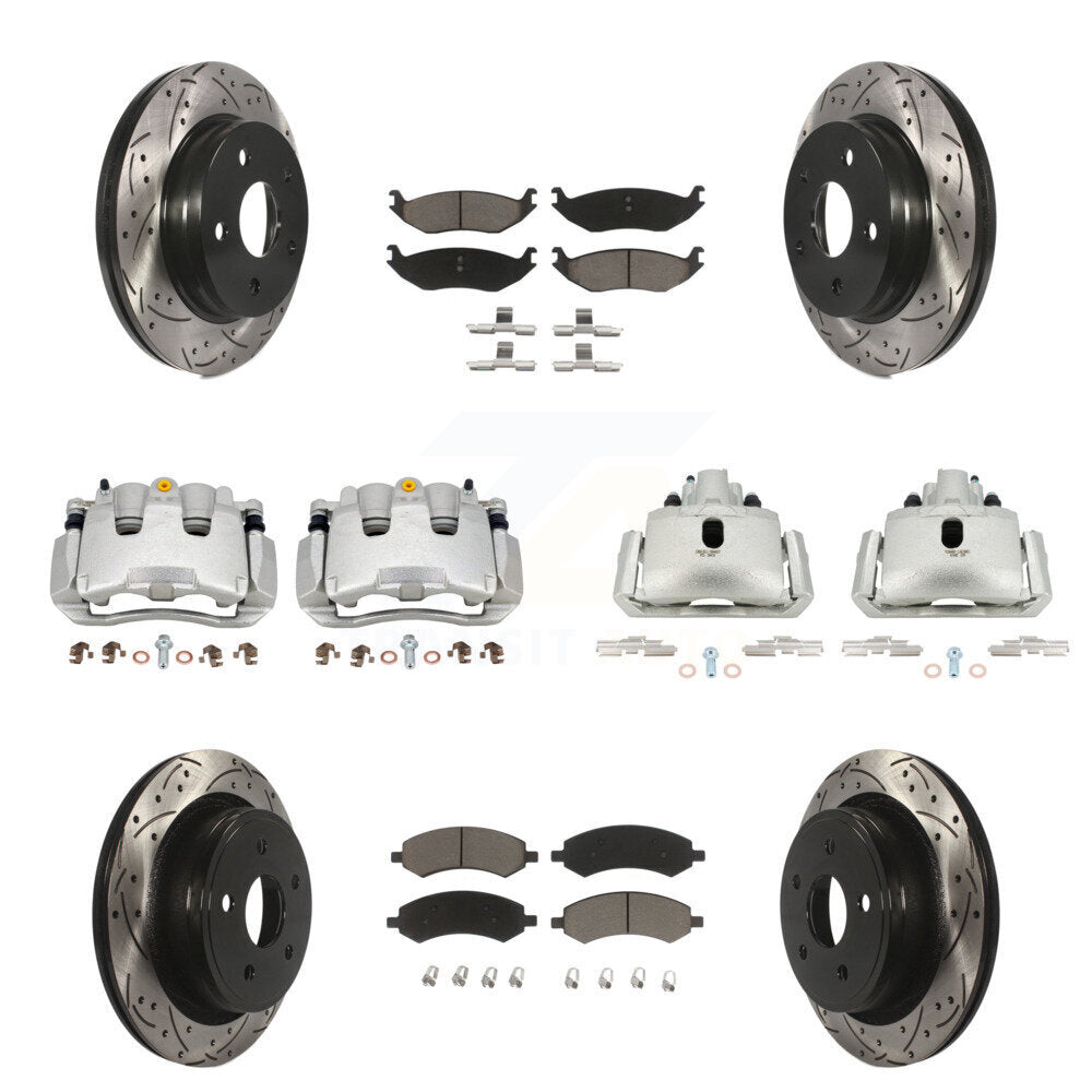 Transit Auto KCD-100384C Disc Brake Kit for 2009-2022 Ram 1500 Classic, Ram 1500, Dodge Ram 1500 - Front and Rear product image