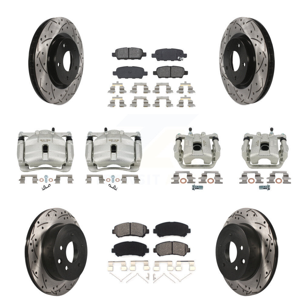 Transit Auto KCD-100386S Disc Brake Kit for 2008-2015 Nissan Rogue Select, Nissan Rogue - Front and Rear product image