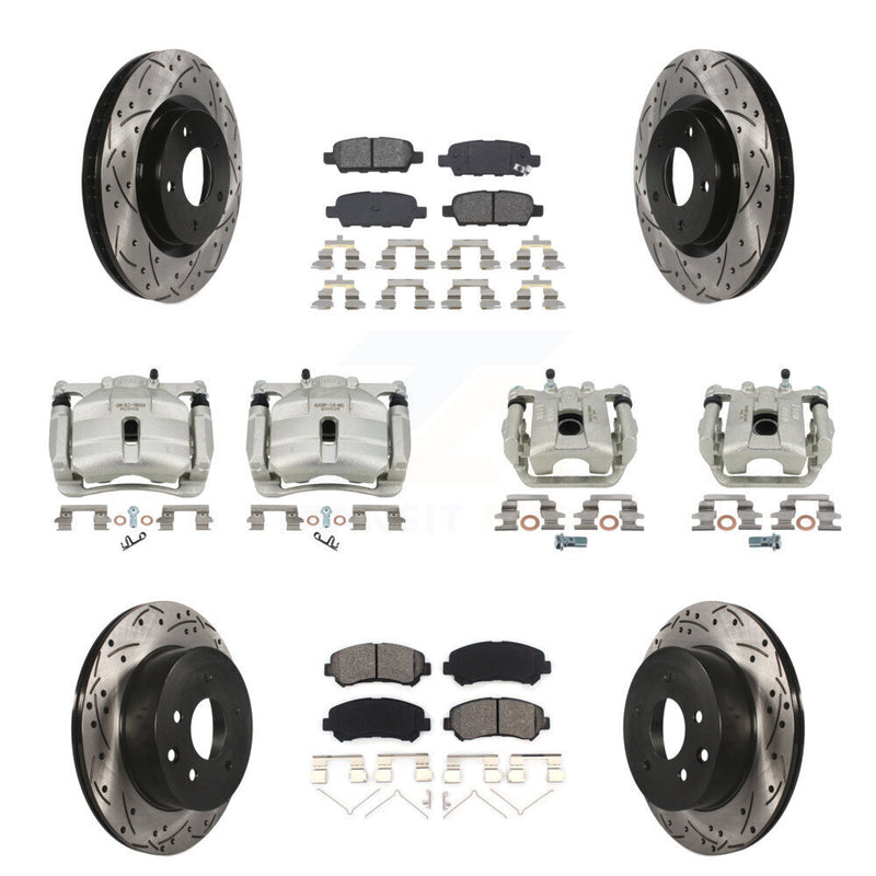 Transit Auto KCD-100386S Disc Brake Kit for 2008-2015 Nissan Rogue Select, Nissan Rogue - Front and Rear product image