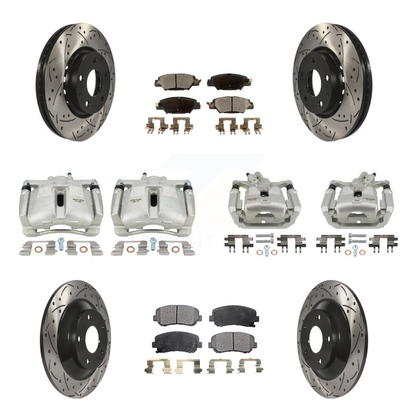 Transit Auto KCD-100386T Disc Brake Kit for 2016-2022 Mazda CX-5 - Front and Rear product image