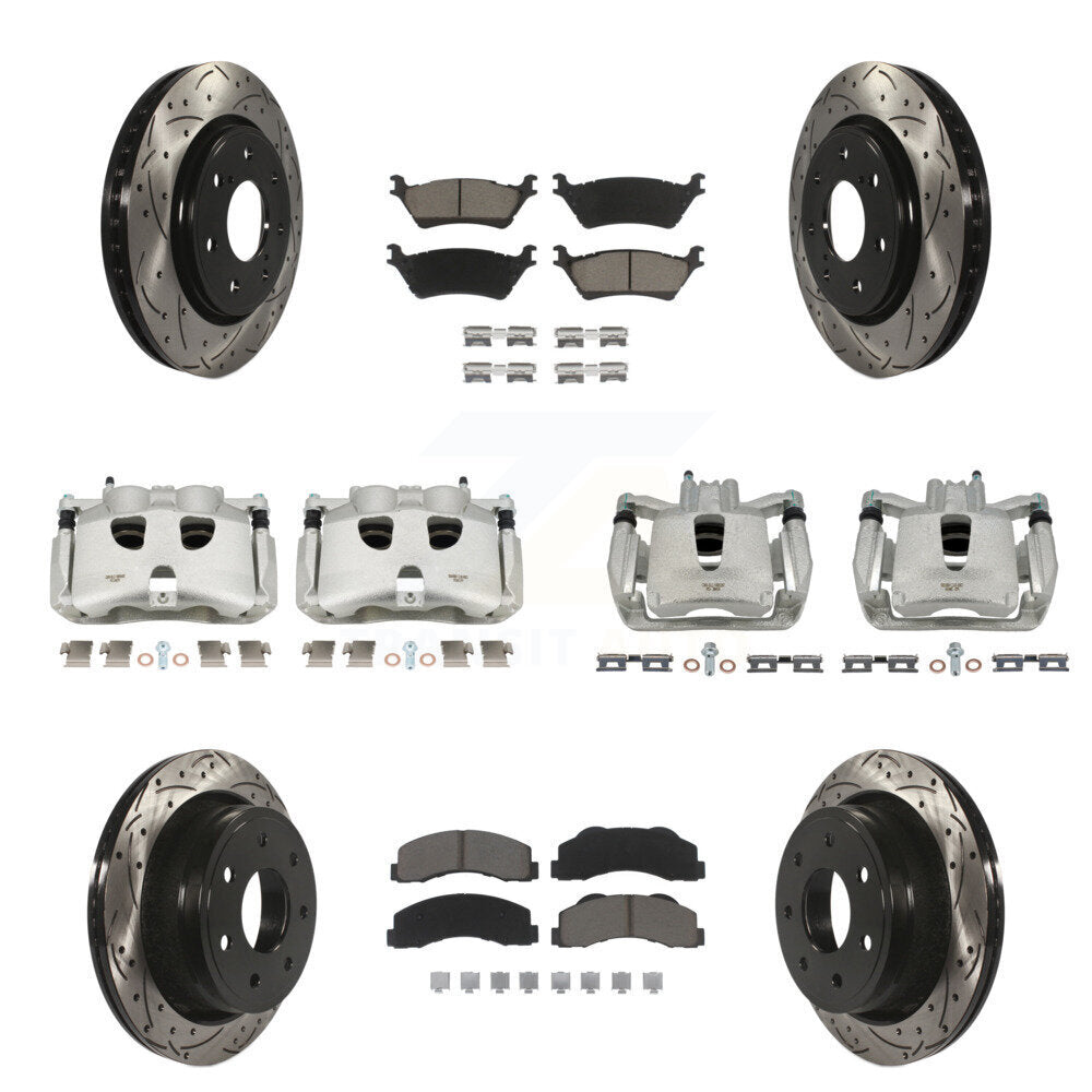 Transit Auto KCD-100387C Disc Brake Kit for 2012-2014 Ford F-150 - Front and Rear product image