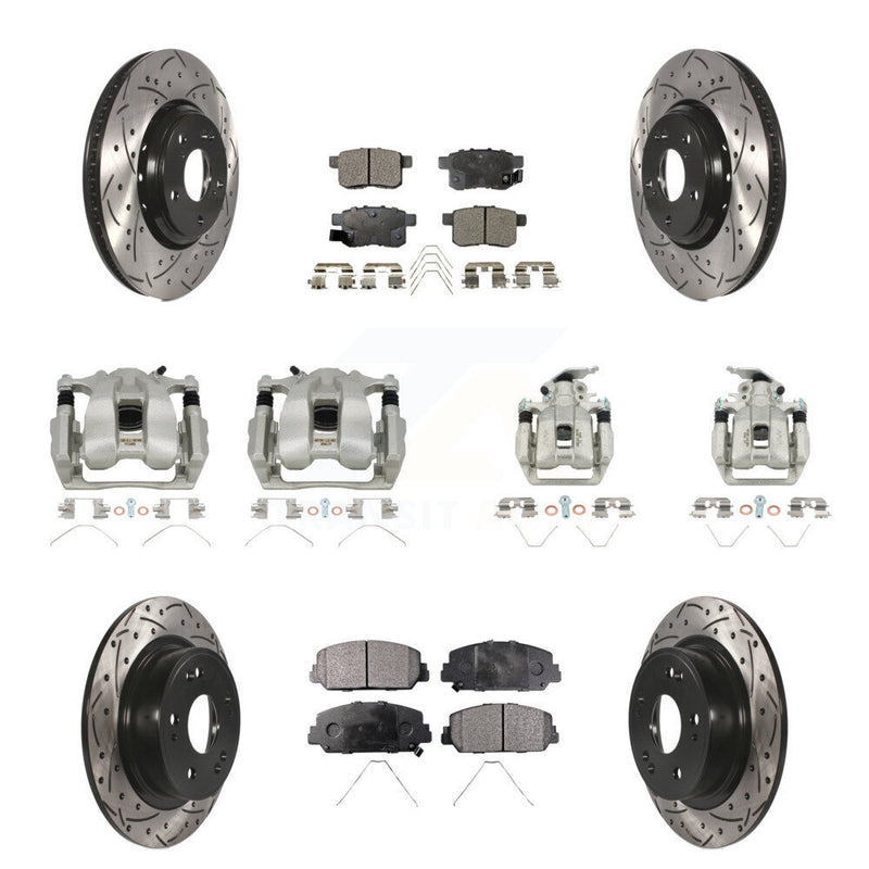 Transit Auto KCD-100387P Disc Brake Kit for 2016-2017 Honda Accord - Front and Rear product image